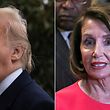Donald Trump e Nancy Pelosi parecem antecipar a guerra entre republicanos e democratas para as eleições de 2020.