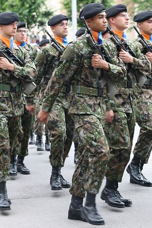 Lokales, online.de, Nationalfeiertag, Feier place Guillaume, Armee, Parade  Foto: Anouk Antony/Luxemburger Wort