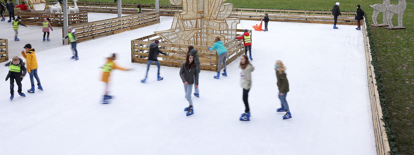 O ringue de patinagem do parque da capital não será assim neste inverno.