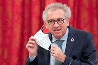 Finanzminister Pierre Gramegna konnte das Pandemie-Kreditprogramm mit den Luxemburger Banken verlängern. 