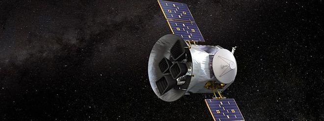O "caçador" de planetas extrassolares TESS, um telescópio espacial operado pela agência norte-americana NASA.