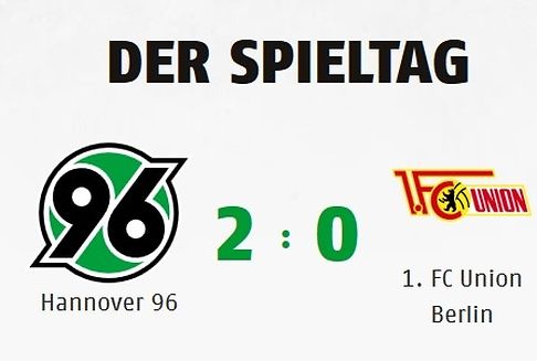 Bei Breitenreiter-Debüt: Hannover 96 gewinnt 2:0 gegen Union Berlin