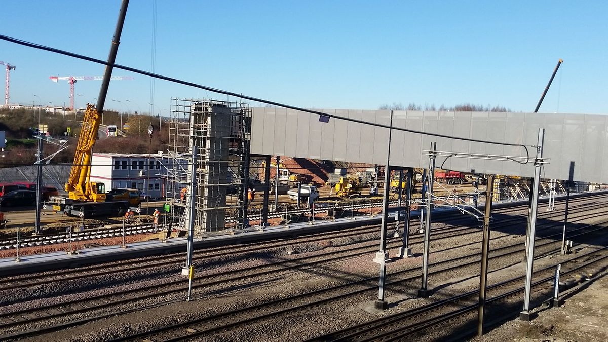 C'est sur ce chantier de construction du nouvel arrêt Howald -qui desservira à l'avenir le Ban de Gasperich- qu'un câble a été endommagé vendredi soir. Cela a automatiquement déclenché une alarme RST sur tout le réseau.