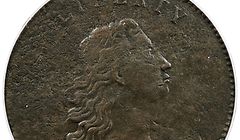 HANDOUT - 19.04.2018, USA, Dallas: Eine der ersten US-Dollarmünzen aus dem Jahr 1794. Die Dollarmünze ist bei einer Auktion für 840.000 Dollar (knapp 700.000 Euro) versteigert worden. Die seltene Kupfermünze, ein Prototyp des späteren Silberdollars, sei eine der erste Herstellungen in der damals neuen Prägestätte in Philadelphia gewesen, teilte das Auktionshaus Heritage Auctions am 24.01.2021 (Ortszeit) im texanischen Dallas mit. (zu dpa "Seltene US-Dollarmünze von 1794 für 840 000 Dollar versteigert") Foto: -/Heritage Auctions/dpa - ACHTUNG: Nur zur redaktionellen Verwendung im Zusammenhang mit einer Berichterstattung über die Auktion und nur mit vollständiger Nennung des vorstehenden Credits +++ dpa-Bildfunk +++