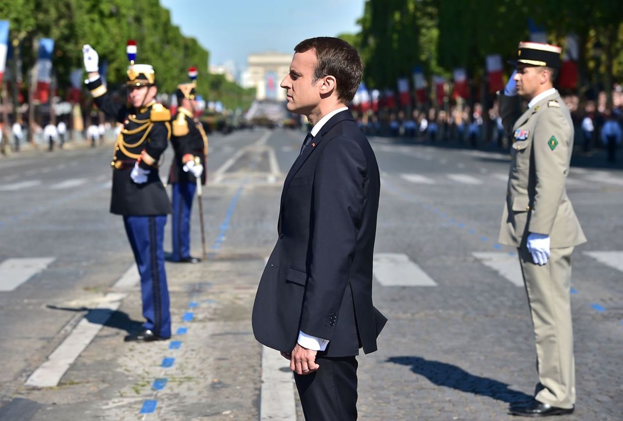 Macron au défilé du 14 juillet