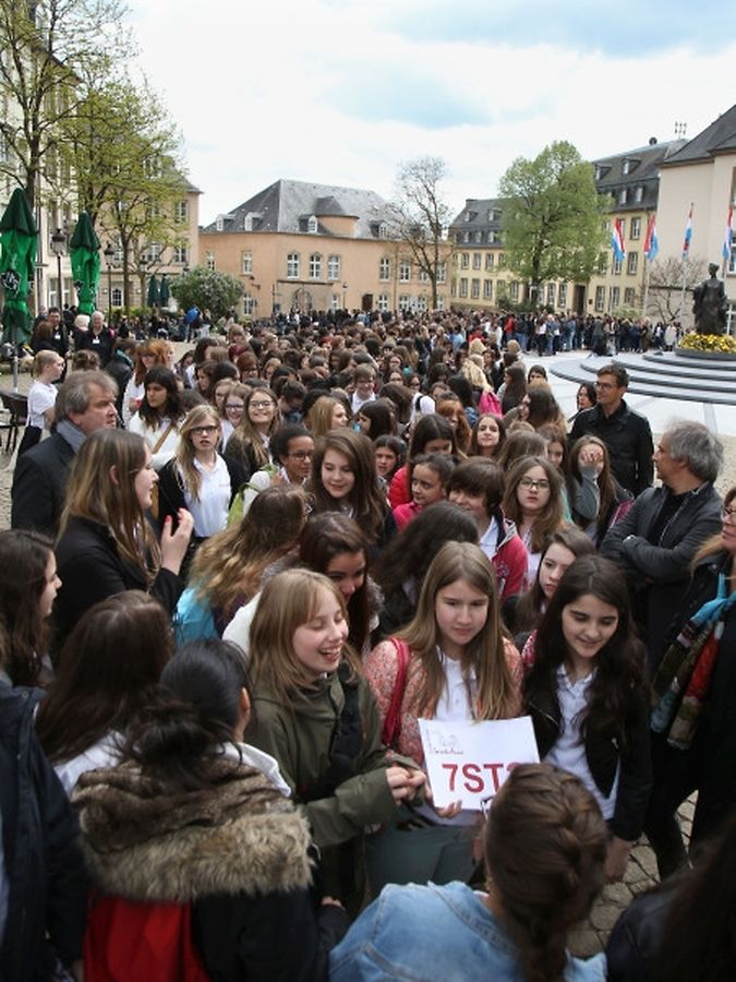 Messe pour l'école des Soeurs de la doctrine chrétienne de Sainte-Anne d'Ettelbruck.