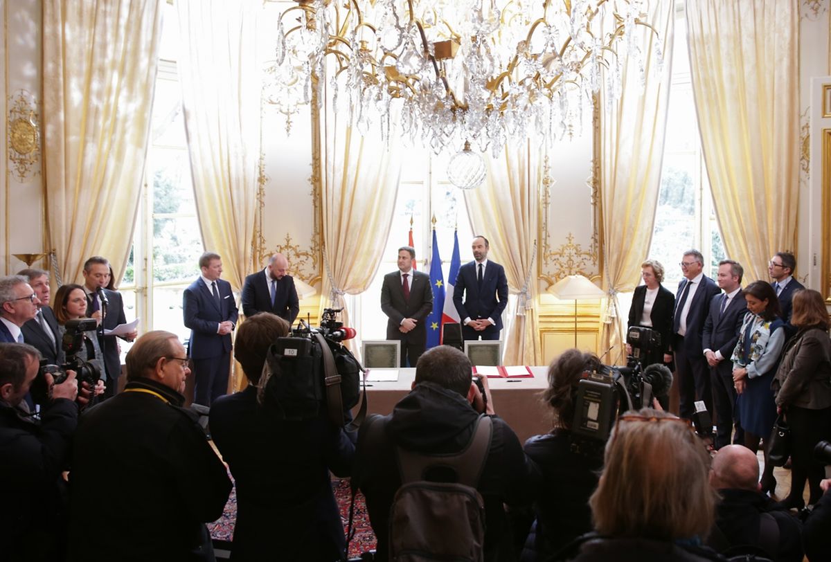 Le séminaire intergouvernemental a réuni à Matignon dix ministres luxembourgeois et leurs homologues français. 