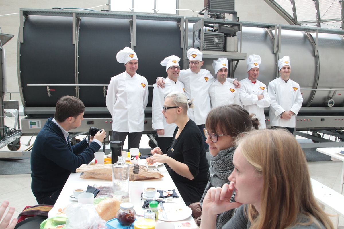 "Cloaca reloaded" des belgischen Künstlers Wim Delvoye.