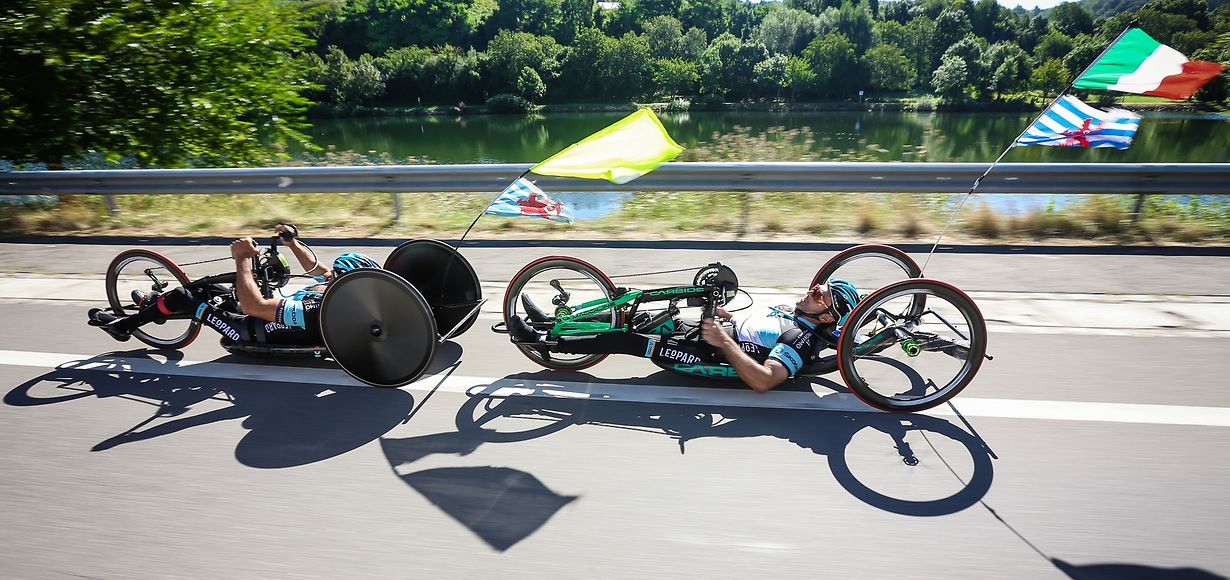 Joël Wagener et Luciano Fratini - Handbike - (Paralympics) - Photo : Pierre Matgé