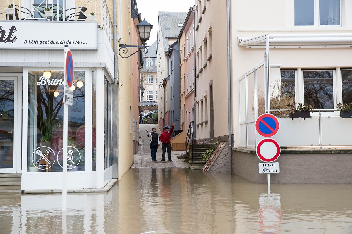 Remich am Sonntagnachmittag.