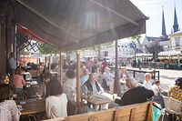 Wirtschaft, Wiedereröffnung Terrassen und Restaurants, Luxemburg, Covid-19, Corona, Horesca, Foto:Lex Kleren/Luxemburger Wort
