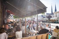 Wirtschaft, Wiedereröffnung Terrassen und Restaurants, Luxemburg, Covid-19, Corona, Horesca, Foto:Lex Kleren/Luxemburger Wort