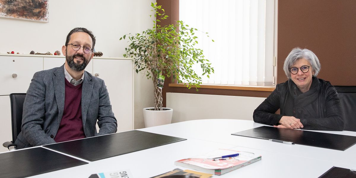 Die Bürgermeister Paul Engel (Grosbous) und Christiane Thommes-Bach (Wahl) hoffen, dass man trotz Corona-Beschränkungen in den kommenden Monaten regen Austausch mit den Bürgern findet.