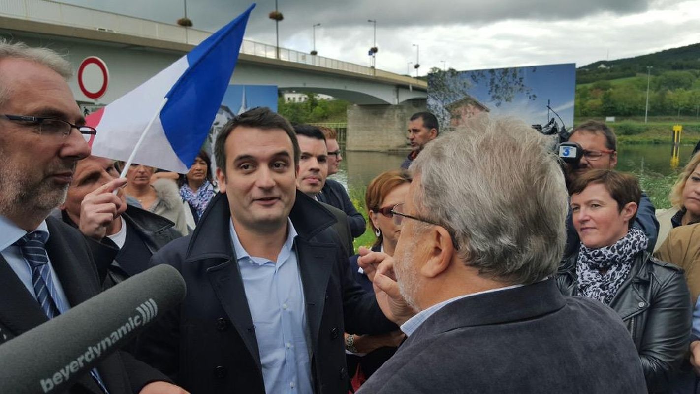 Robert Goebbels (rechst) im hitzigen Wortgefecht mit Philippot (link).