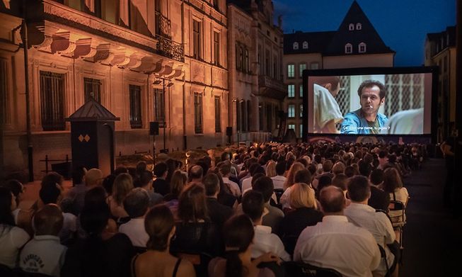 The open air cinema is on this weekend