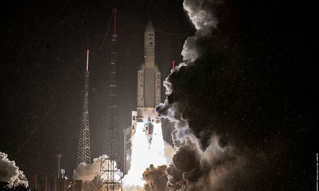 A rocket carrying SES's latest and largest satellite blasted off from French Guiana early on Sunday Luxembourg time 