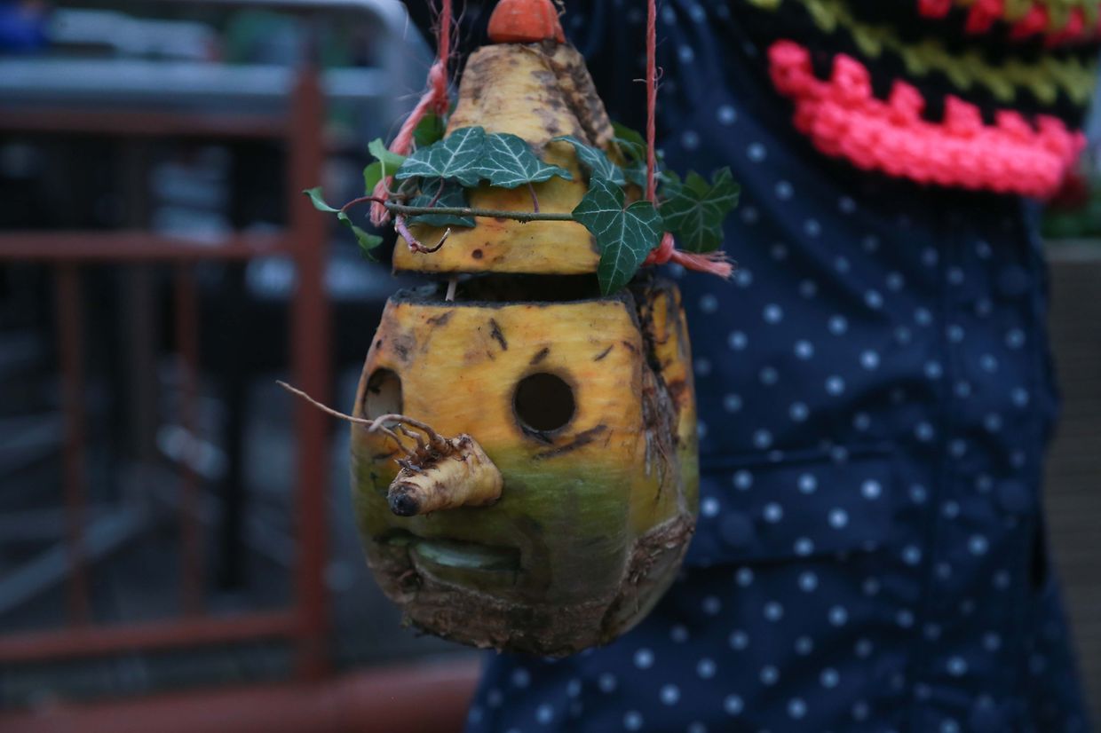 27.10.2018 Luxembourg,  Munshausen, bei der Robbesscheier, Trauliicht, Grusel, Geister Hintergrund der Geschichte, Geisterumzug,  photo Anouk Antony