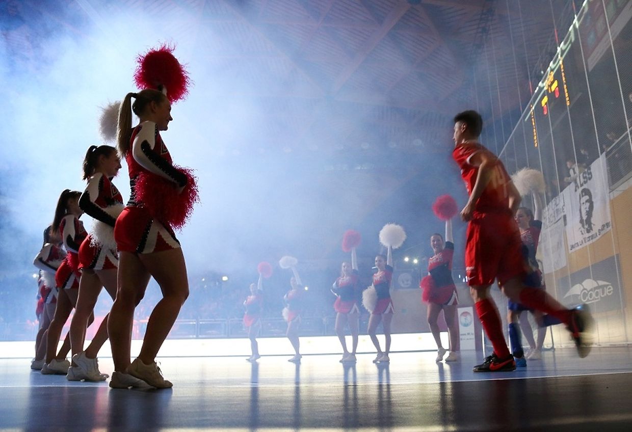 Os jogadores entraram em clima de festa