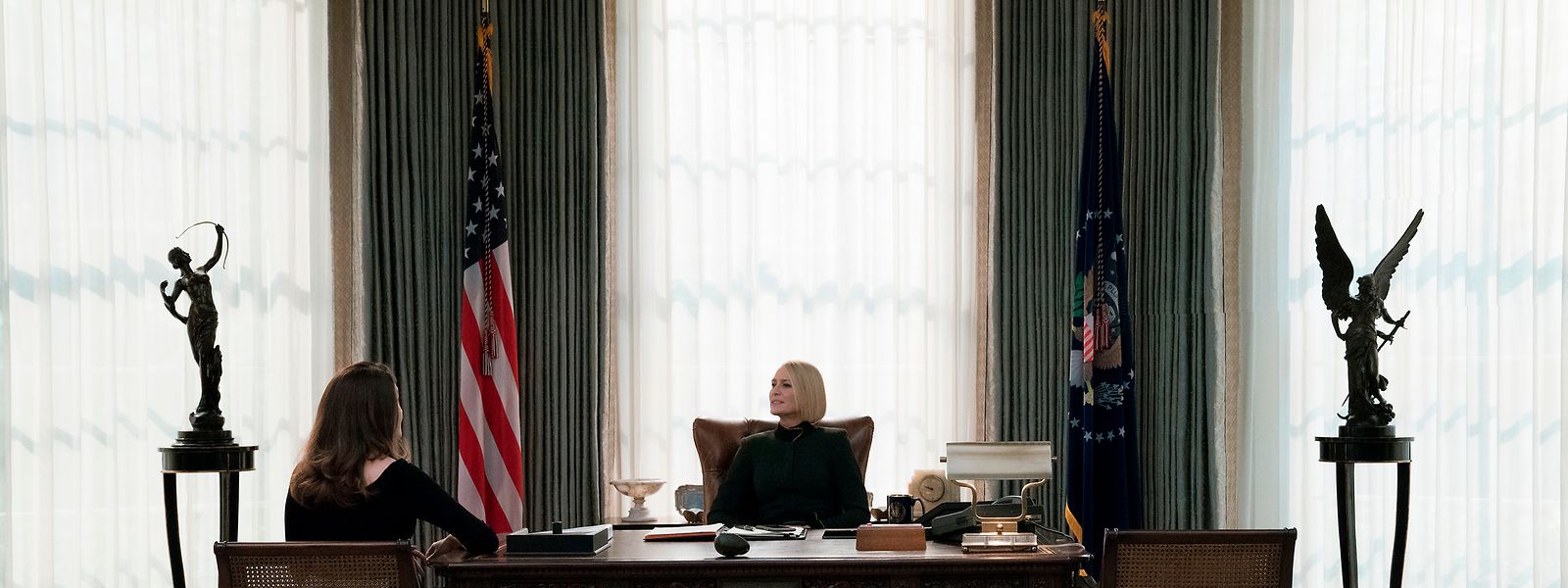 Als US-Präsidentin will Claire Underwood Gutes tun – ob sie es wirklich schafft?