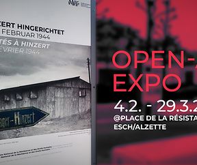 Open-Air Expo: EXÉCUTÉS À HINZERT - IN HINZERT HINGERICHTET - 25.02.1944