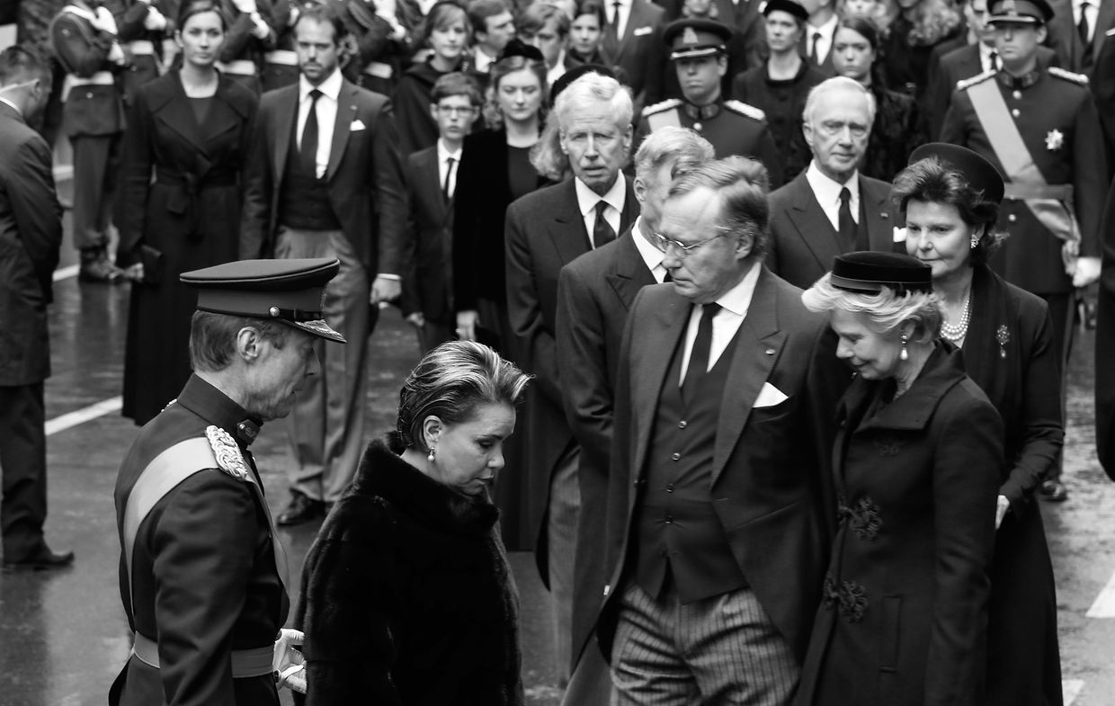 Lokales, Online, Kathedrale, Staatsbegräbnis Großherzog Jean, funérailles Grand-Duc Jean, Eingang Kathedrale,