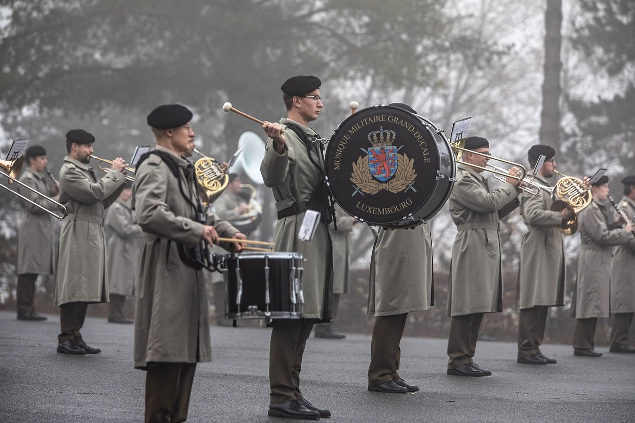 Die Luxemburger Militärmusikkapelle wusste die Martinsfeier am Mittwoch einmal mehr würdig zu gestalten.