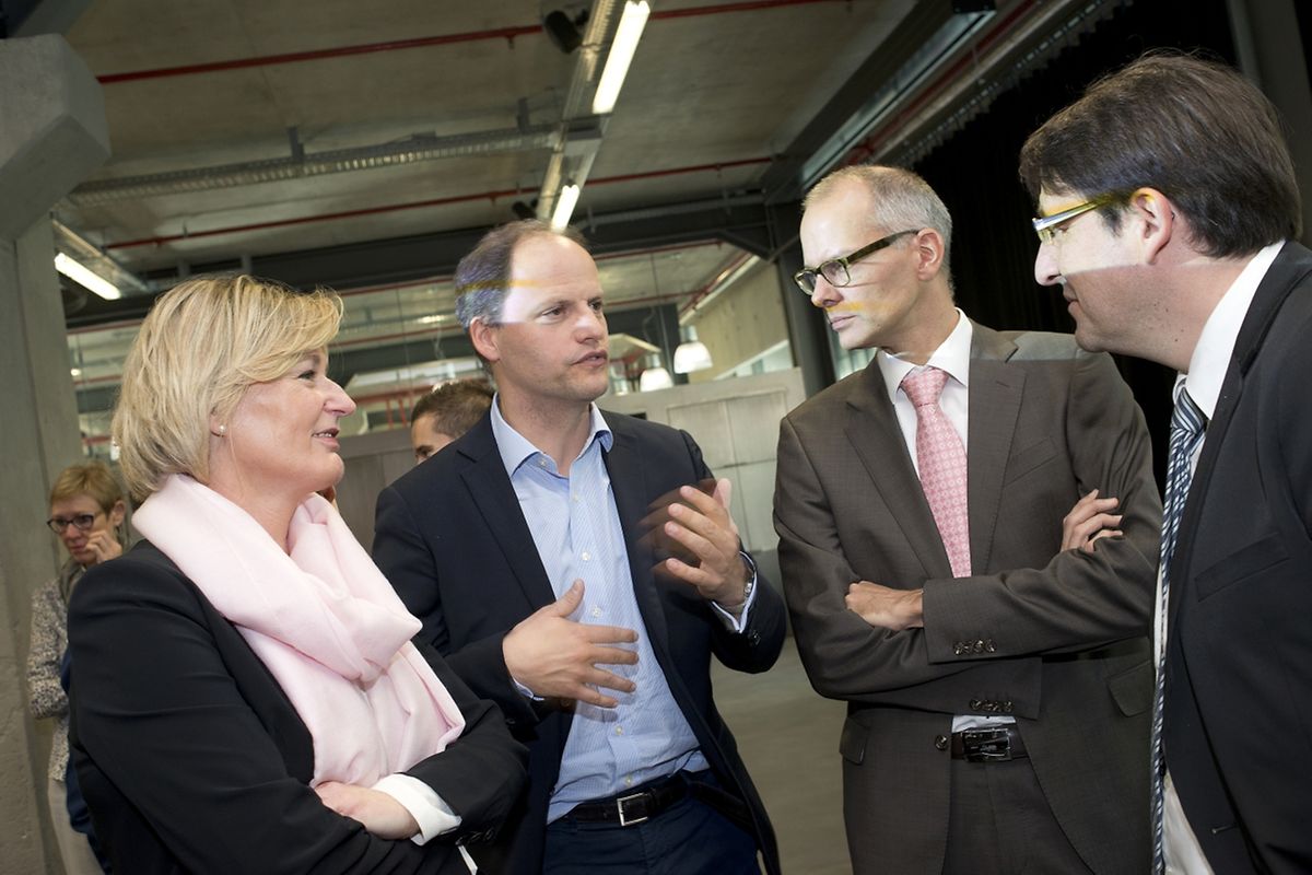 La secrétaire d'Etat à l'Economie, Francine Closener, est venue présenter le nouveau programme d'amorçage