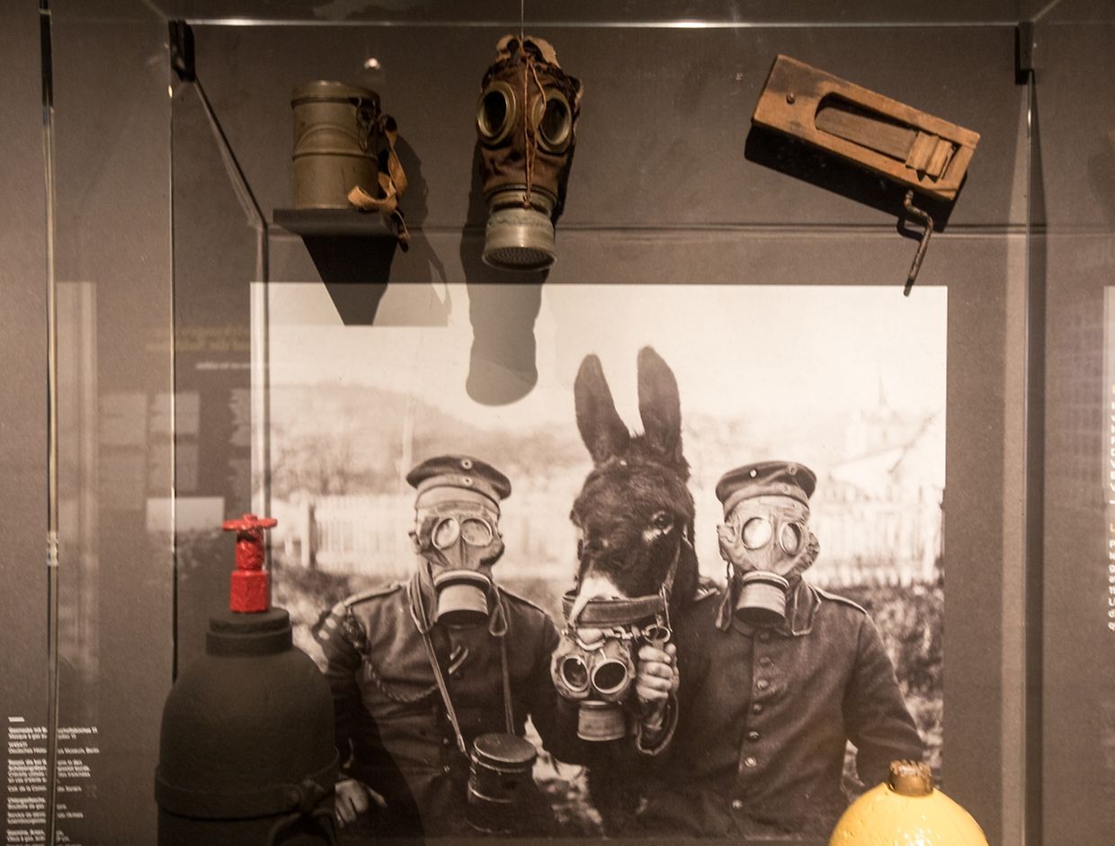 Besuch der Ausstellung "Lëtzebuerg an den Eischte Weltkrich".