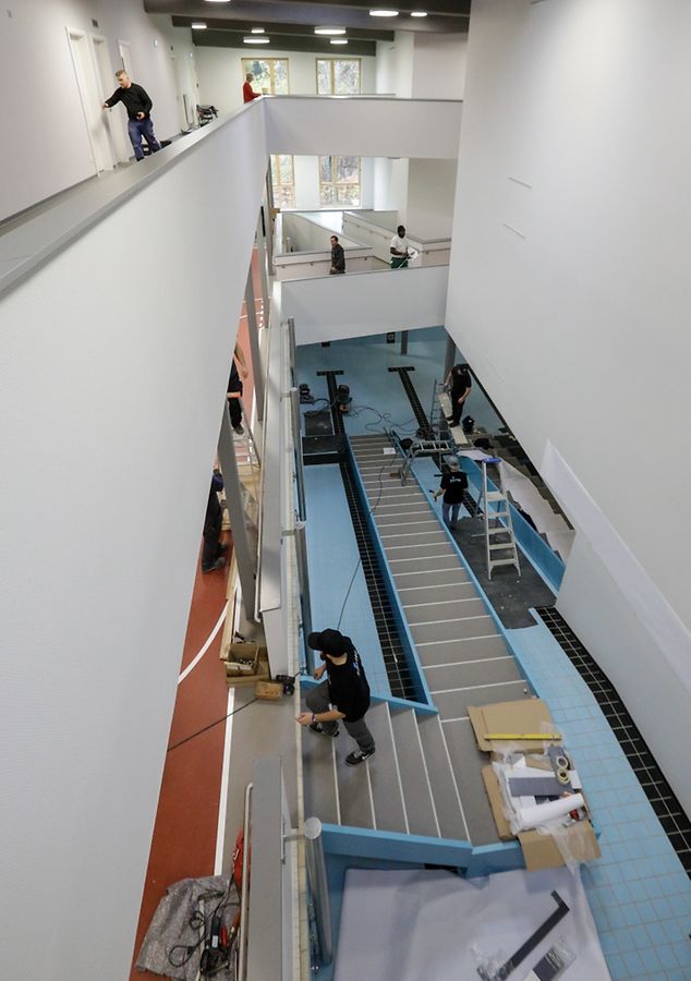 Ein Rundgang durch die neue Lunex-Universität, am Tag vor der offiziellen Eröffnung.