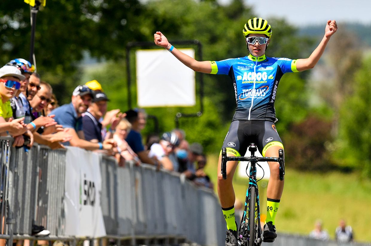 Marie Schreiber (Acrog Tormans) ist Landesmeisterin 2021 bei den Juniorinnen.