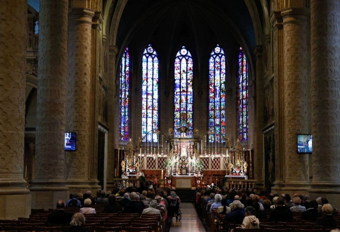 Marienandacht für die deutschen Pilger