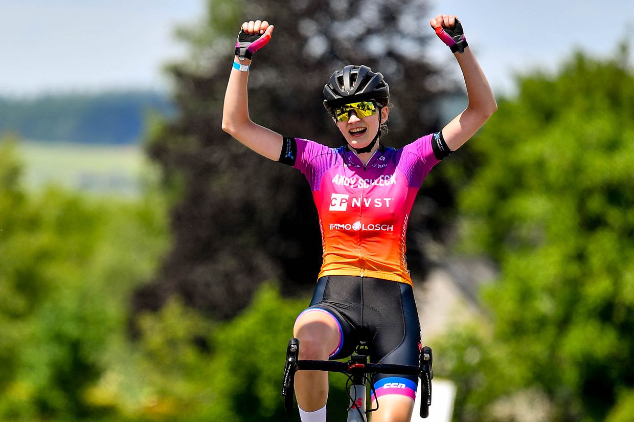 Nina Berton (Andy Schleck-CP NVST) ist Landesmeisterin 2021 bei den U23.