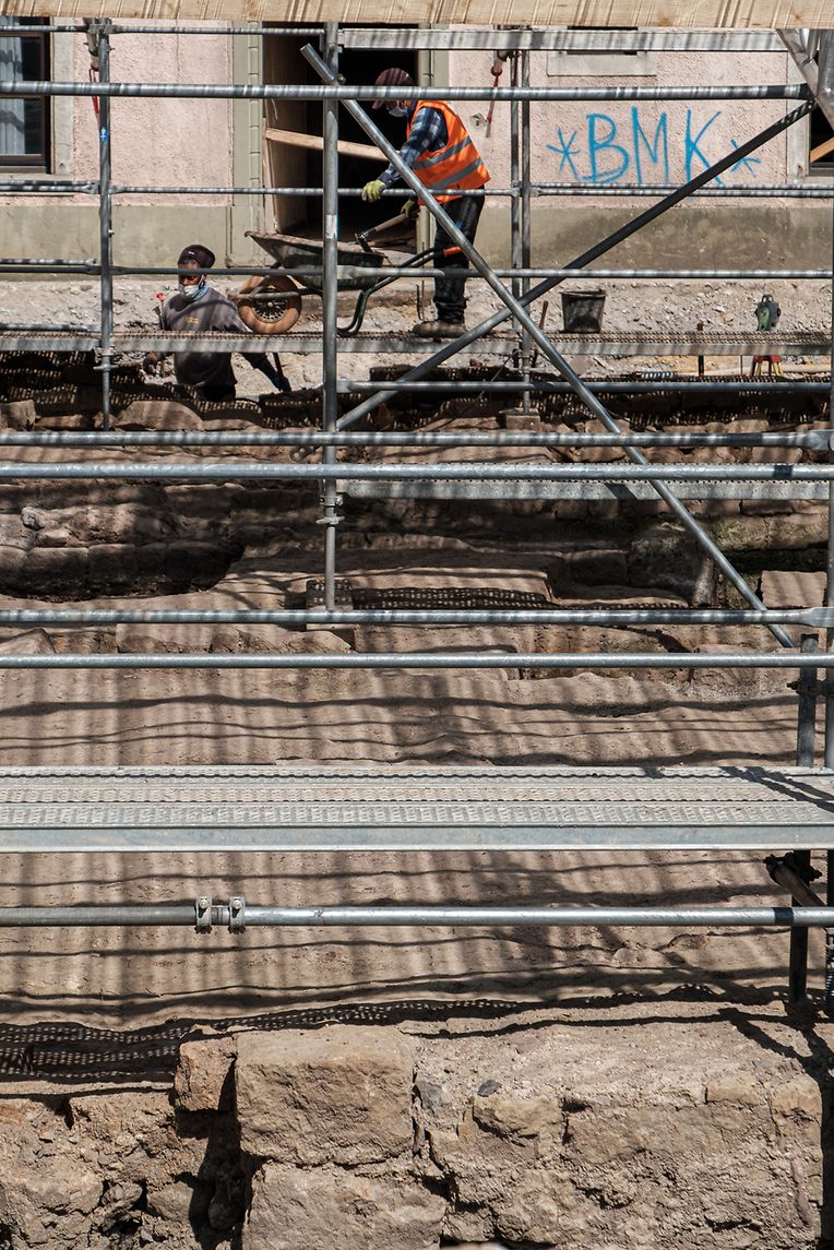 ?Petite Marquise? Echternach - Investigations archéologiques / Foto: Viktor Wittal