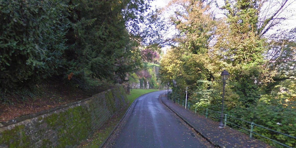 Die Rue Sosthène Weis ist mitten in der Stadt und doch abgeschieden. Das nutzten die Täter aus.