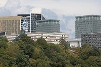 Lokales, Touristen, Bockfelsen, Sicht auf den Kirchberg, Tourismus, Foto, Luxemburgische (Vakanz Doheem) und Touristen aus dem Ausland Foto: Anouk Antony/Luxemburger Wort