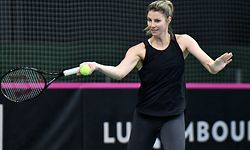 Entraînement Mandy Minella. Tennis. Centre National de Tennis, Esch-sur-Alzette. foto : Stéphane Guillaume