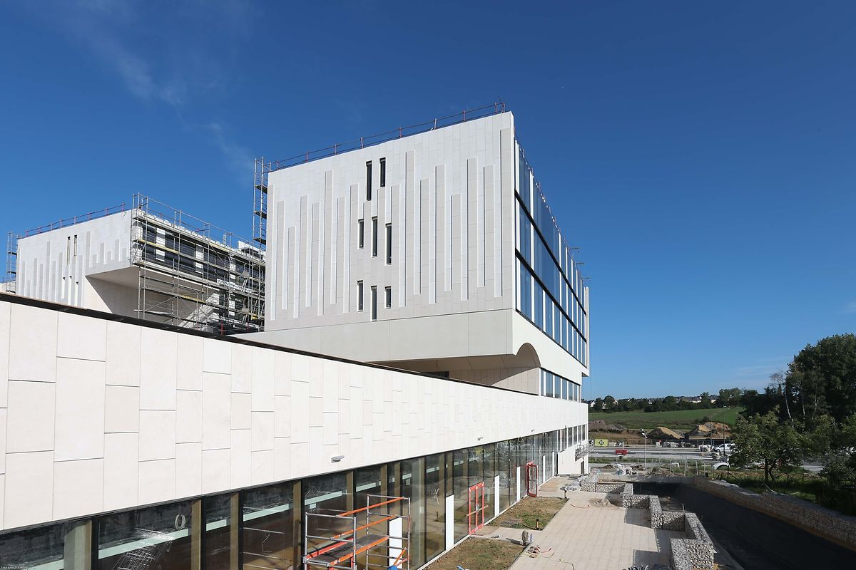 23.8.2017 Luxembourg, Gasperich,  chantier Gasperich ban, Bauarbeiten photo Anouk Antony