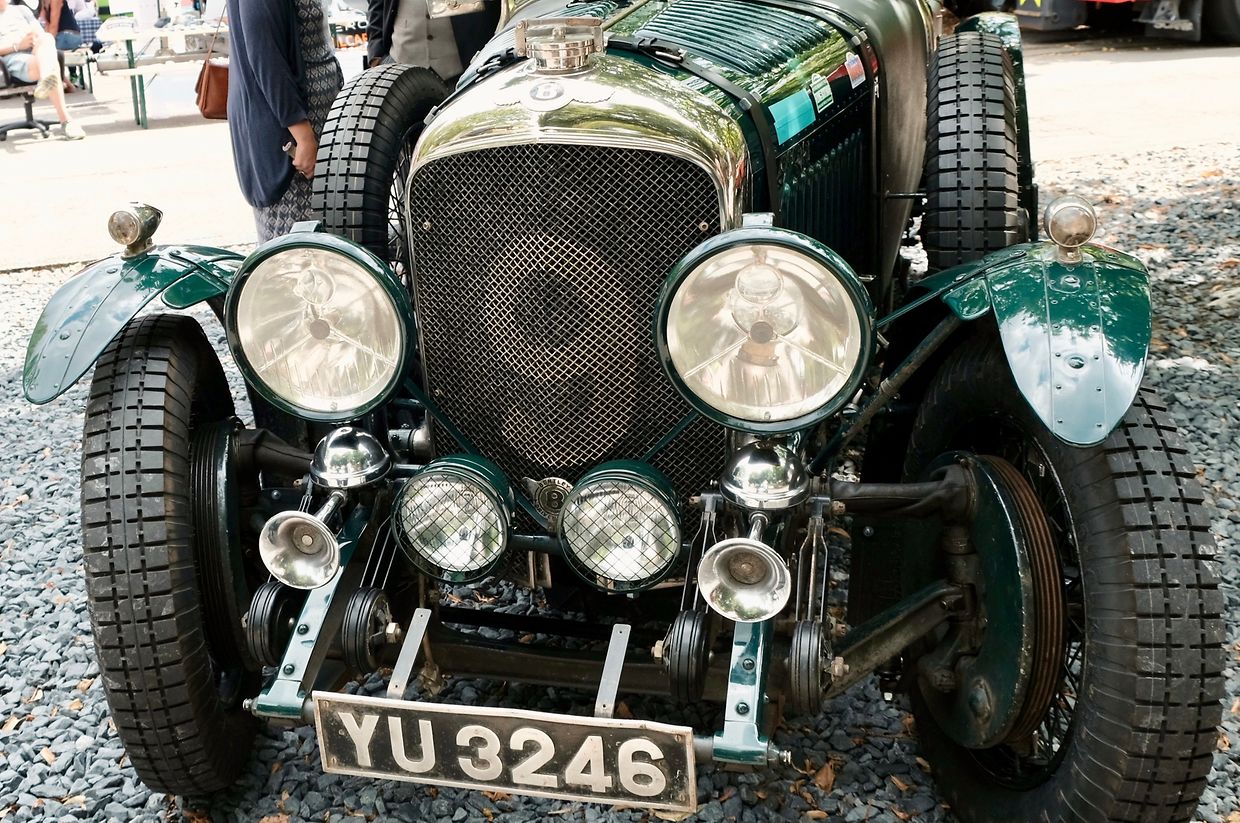Dieses Bentley Racing Car stammt aus den 1930er Jahren.