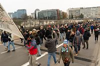 Manifestation Antivax Luxembourg  18 decembre 2021 Photo © Christophe Olinger