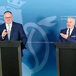 Politik, Pressekonferenz Dan Kersch, Romain Schneider, Foto: Guy Wolff/Luxemburger Wort