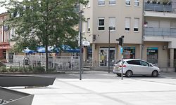 Lokales, Café l'hotel de  Ville, Pétange, rue de l'église, Festnahme  Foto: Luxemburger Wort/Anouk Antony