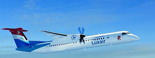 Luxair verfügt über sieben Q400 - eine davon ist seit dem Unfall in Saarbrücken nicht mehr flugfähig.