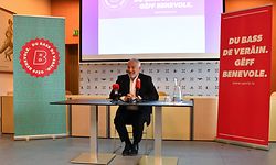 Dan Kersch, ministre des sports. Conférence de presse du Ministre des Sports Dan Kersch. Ministère des Sports, Luxembourg. Foto : Stéphane Guillaume