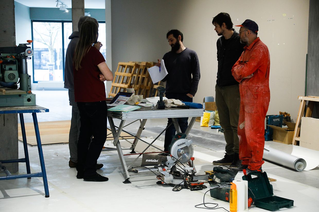 Sise rue de la Libération à Dudelange, la deuxième épicerie Ouni prend forme petit à petit. Les responsables feront le point après les vacances de février et annonceront le jour de son ouverture.