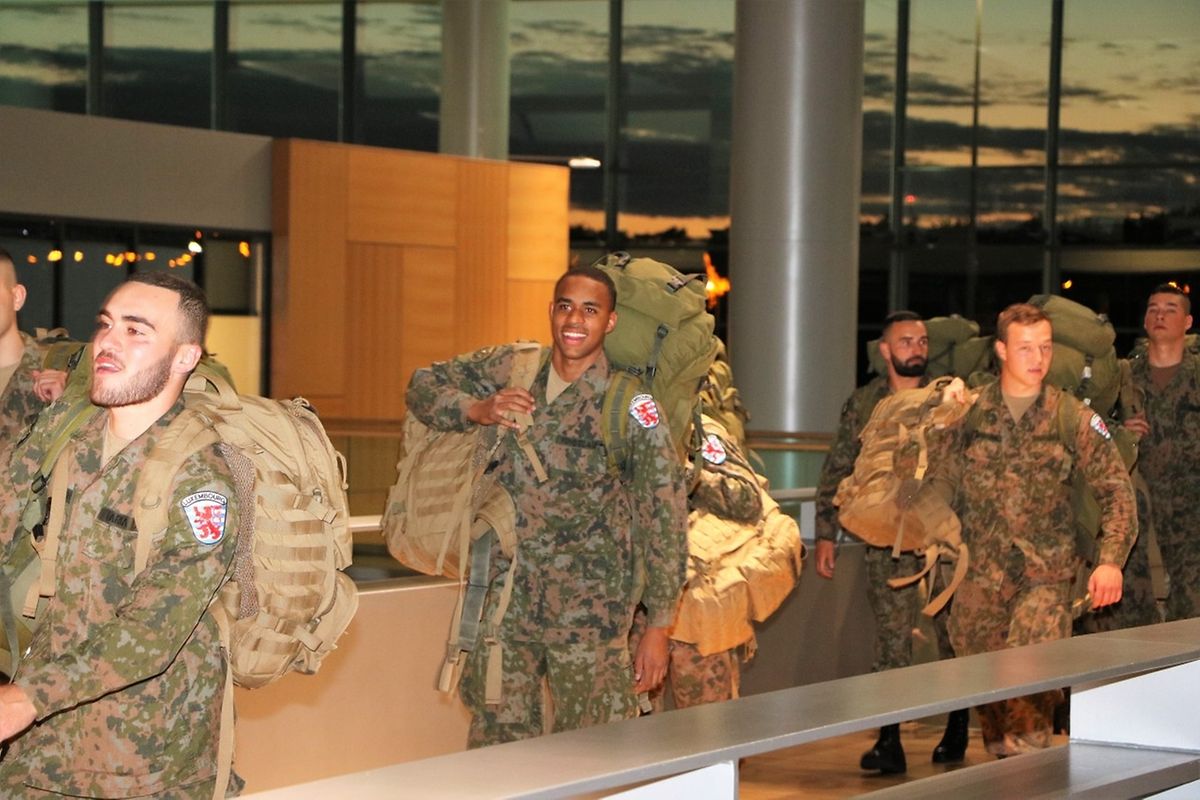 Des larmes de joie ont jailli samedi soir à l'accueil des 23 soldats de retour de mission au Kosovo.