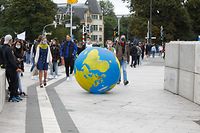 Lokales, Glaçis, Klimastreik, youth for climate Luxembourg  Foto: Luxemburger Wort/Anouk Antony
