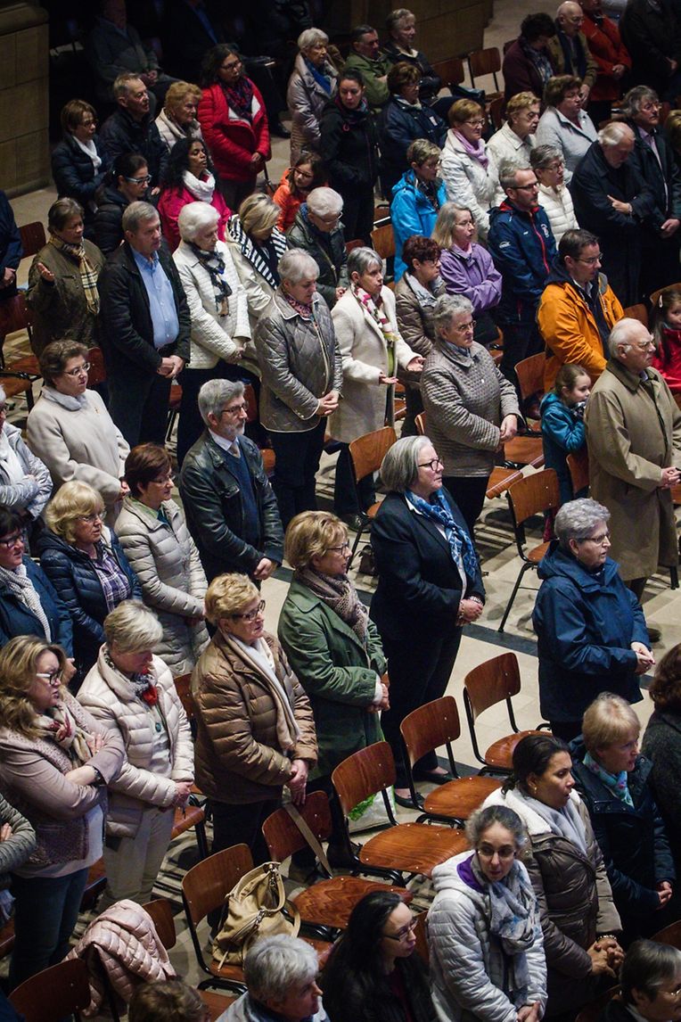 Messe für die neuen Pfarreien “Mamerdall Saint-Christophe“ + “ Bartreng–Stroossen Saint-Jean XXIII“.