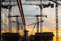 Wachstum,Wohnungsbau, Baustelle,Baukräne,Immobilien.Foto:Gerry Huberty