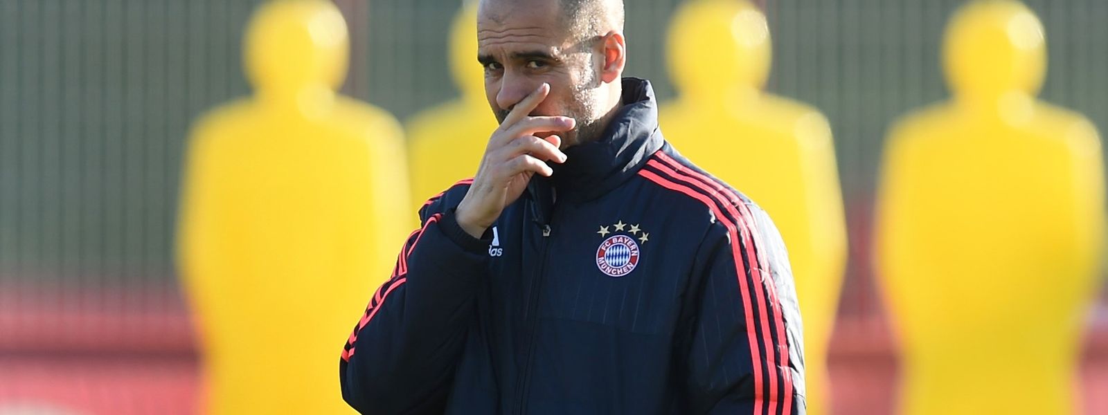 Pep Guardiola fuhr mit dem FC Bayern bislang zwei Meistertitel und einen Pokalsieg ein.
