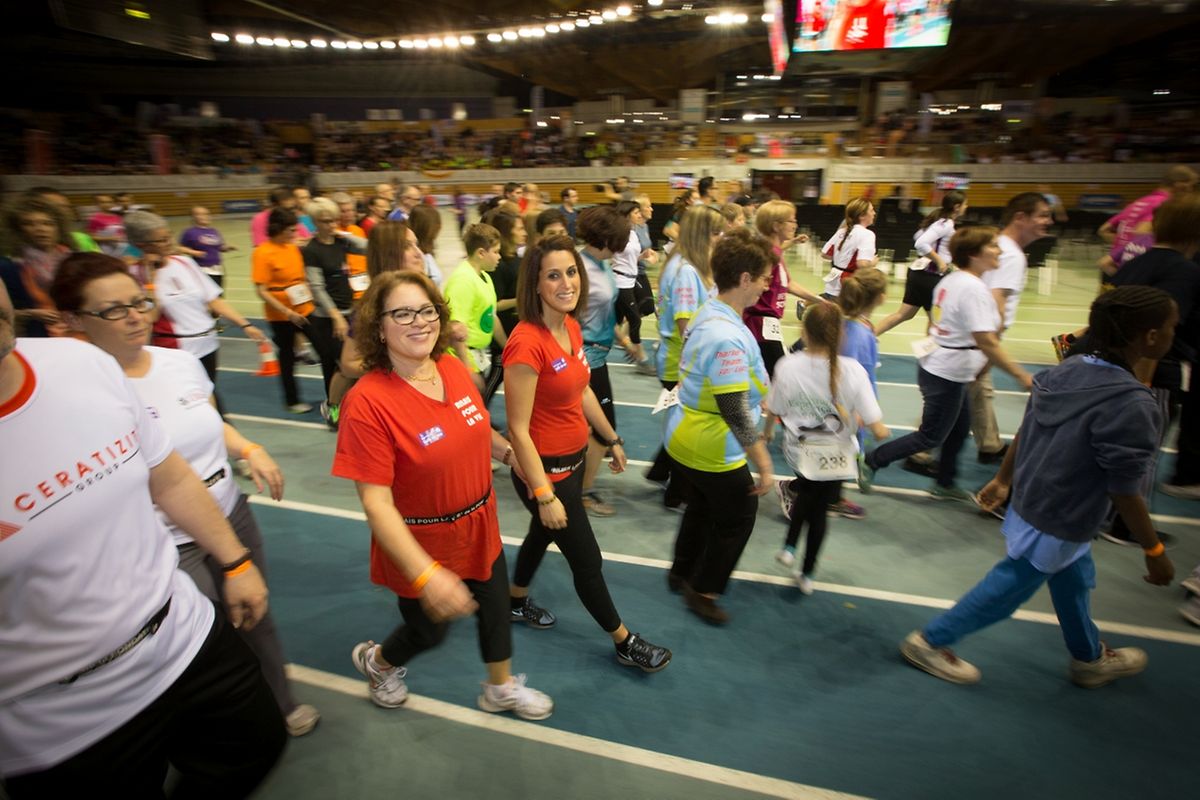 Laufen aus Solidarirät:  „Relais pour la Vie“ der Fondation Cancer, Coque